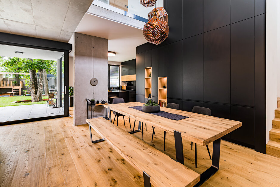 Anthracite Evermatt | Natural Oak